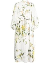 Erdem - Nairne Kleid mit Blumen-Print - Lyst