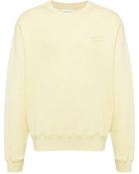Maison Kitsuné - Logo-Embroidered Cotton Sweatshirt - Lyst