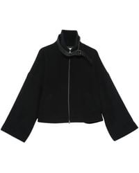 Co.Go - Buckle-Collar Zip-Up Jacket - Lyst