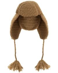 Etro - Crochet Earflap Hat - Lyst