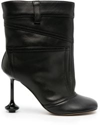 Loewe - Leather Toy Ankle Boots 90 - Lyst
