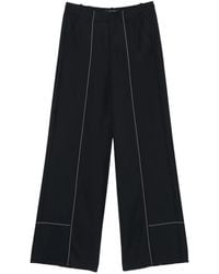 The Seafarer - Wool Palazzo Pants - Lyst