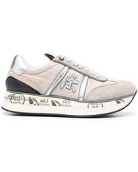 Premiata - Conny Leather Sneakers - Lyst