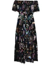 CAMILLA - The Nubian Nights Shoulder Frill Dress - Lyst