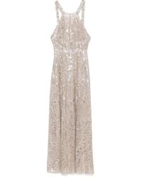 Elie Saab - スパンコール マキシドレス - Lyst