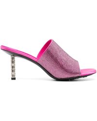Givenchy - Mules G Cube à bout ouvert 70 mm - Lyst
