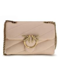 Pinko - Mini Love Bag Quilted-Leather Cross Body Bag - Lyst