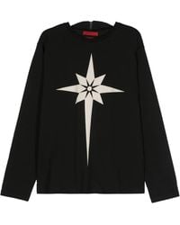 Kusikohc - T-Shirt Mit Origami-Print - Lyst