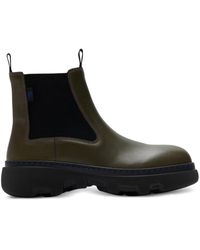 Burberry - Round-toe Chelsea Boots - Lyst