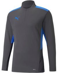 PUMA - Zip-Fastening Long-Sleeve T-Shirt - Lyst