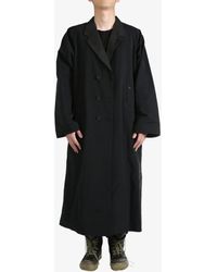 Yohji Yamamoto - Raglan-Sleeve Coat - Lyst