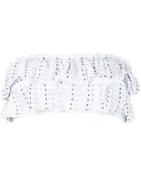 Solid & Striped - The Kaia Bardot Ruffle Bikini Top - Lyst