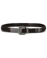 Fortela - Clayton Carved-Buckle Belt - Lyst