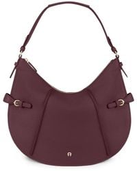 Aigner - Medium Cavallo Buckle-Detail Hobo Tote Bag - Lyst