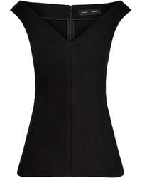 Proenza Schouler - Mariam V-Neck Top - Lyst