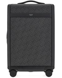 Ferragamo - Leren Reistas Met Gancini-Print - Lyst