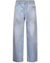 Balenciaga - Jeans Met Gerafeld Detail - Lyst