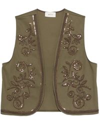 ViCOLO - Sequin-Embellished Waistcoat - Lyst