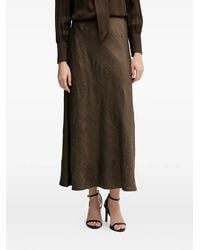 Pedro Del Hierro Madrid - Satin Midi Skirt - Lyst