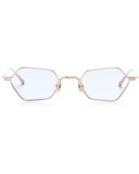 Matsuda - Geometric-Frame Titanium Sunglasses - Lyst