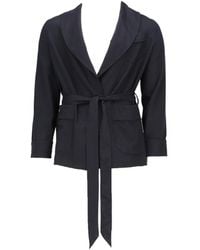 Isaia - Belted Shawl-Lapel Robe - Lyst