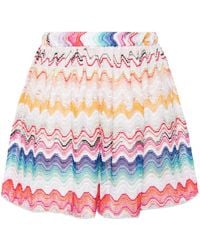 Missoni - Zigzag Pattern Shorts - Lyst