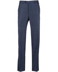Canali - Mid-rise Straight-leg Trousers - Lyst