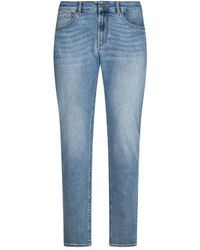 Liu Jo - Logo-Patch Slim-Fit Jeans - Lyst
