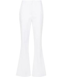 Genny - Twill Flared Trousers - Lyst