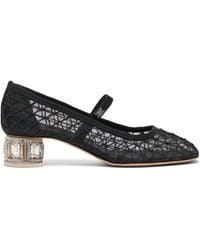 Casadei - Belle Epoque Jewel-Heel Pumps - Lyst