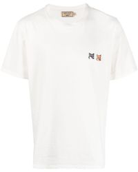 Maison Kitsuné - Logo Crew-neck T-shirt - Lyst