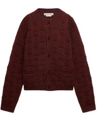 Marni - Fisherman Wool-Cashmere Cardigan - Lyst