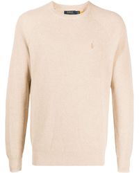 Polo Ralph Lauren - Polo Pony Embroidered Cotton Jumper - Lyst