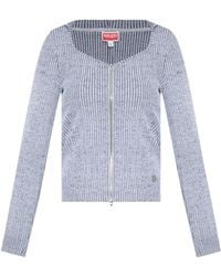 KENZO - Geribbelde Top - Lyst