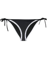 Calvin Klein - Logo-Print Strap Bikini Bottoms - Lyst