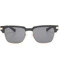 Versace - Logo-Detailing Square-Frame Sunglasses - Lyst
