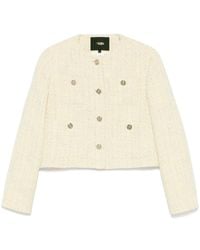 Maje - Jacke Aus Tweed - Lyst