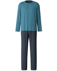 CALIDA - Pyjama mit geometrischem Muster - Lyst