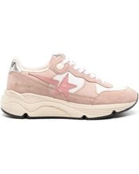 Golden Goose - Star Patch Panelled Sneakers - Women's - Pure Cotton/buffalo Leather/calf Leather/fabricrubber - Lyst