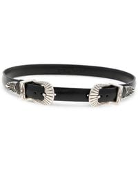 Toga - Bracelet En Cuir À Boucle D'Inspiration Western - Lyst