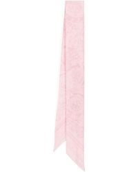 Versace - Barocco-print Silk Scarf Tie - Lyst