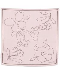 Marc O' Polo - Floral-Print Square Scarf - Lyst