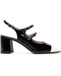 CAREL PARIS - Papaya Pumps Aus Lackleder 60Mm - Lyst
