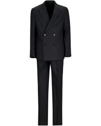 Lardini - Pinstripe Double-Breasted Suit - Lyst