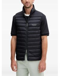 ARMANI EXCHANGE - Zip-Fastening Quilted Gilet - Lyst
