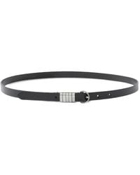Pinko - 1.2-Cm Belt With Lettering Logo - Lyst