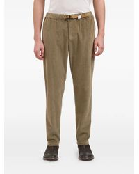 White Sand - Corduroy-Texture Trousers - Lyst