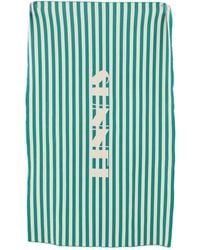 Sunnei - Gestreiftes Strandtuch mit Logo in der Mitte - Lyst