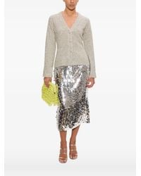 Simon Miller - Briar Tinsel-Knit Cardigan - Lyst