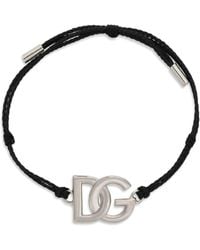 Dolce & Gabbana - Bracciale con logo DG - Lyst